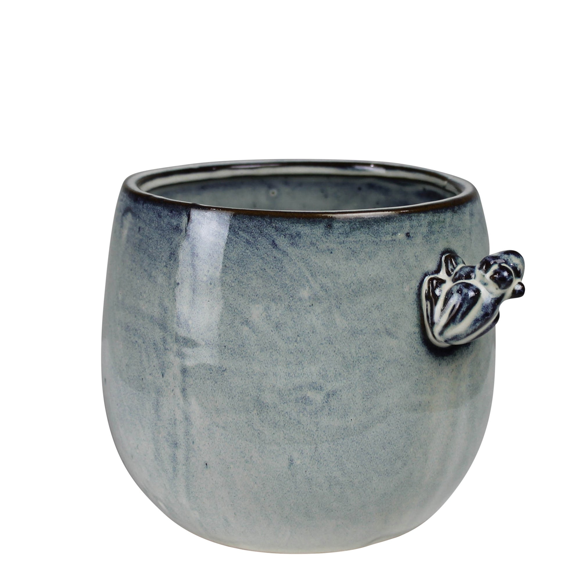 Frog Cachepot, Ceramic - 4”