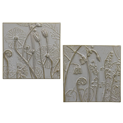 Floral Wall Hangings - Set/2