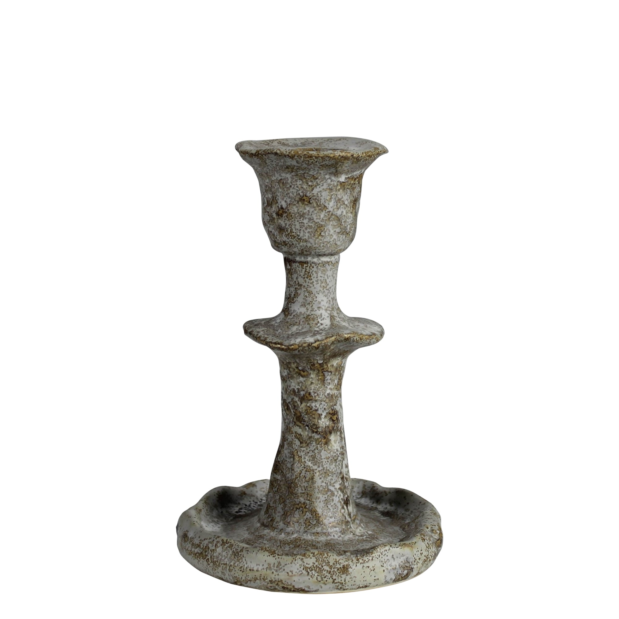 Taper Holder, Tiered - Sm, Ceramic