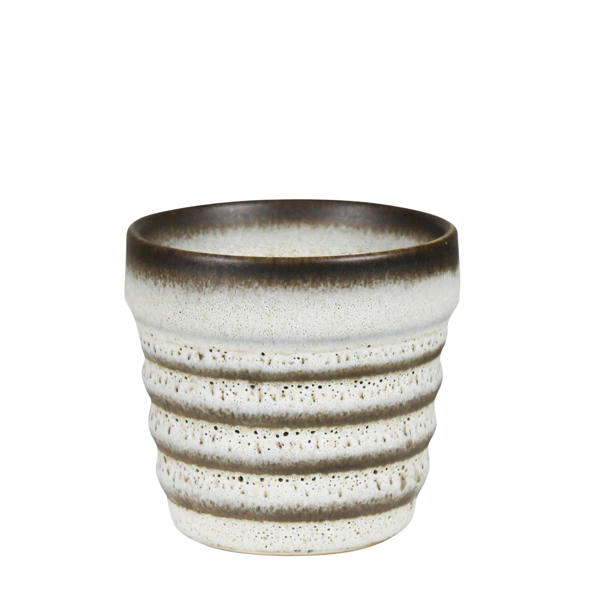 Cachepot with Ribs - 3”