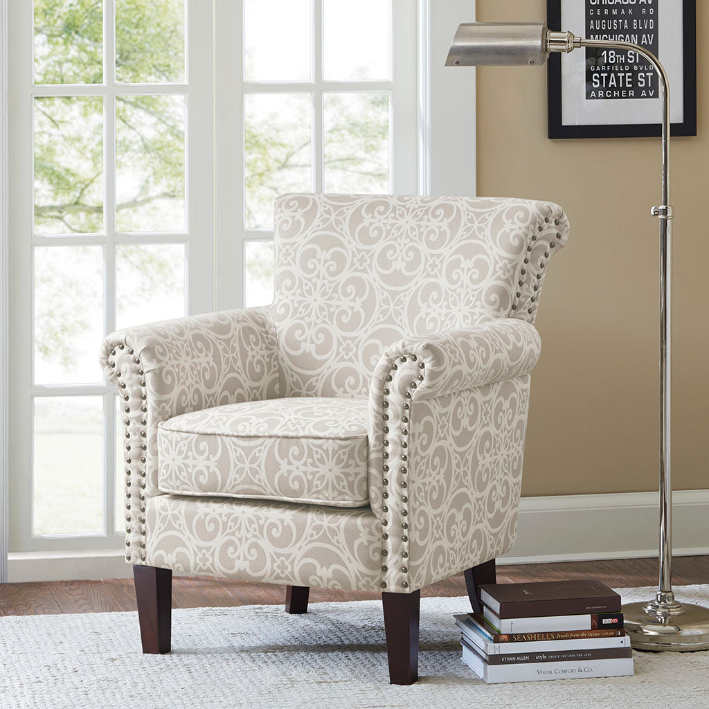 Brooke Metal Leg Accent chair