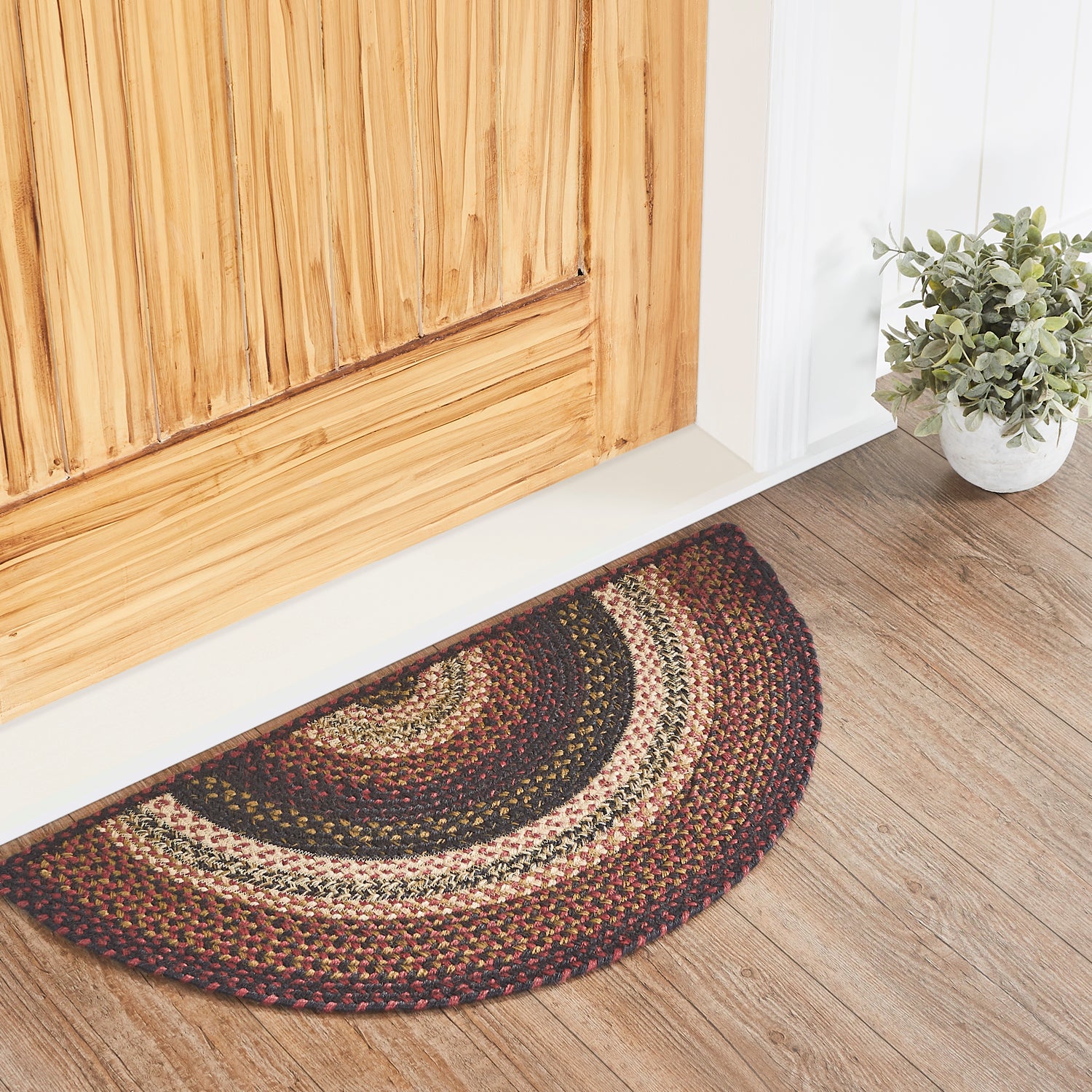 Beckham Jute Rug Half Circle 16.5x33