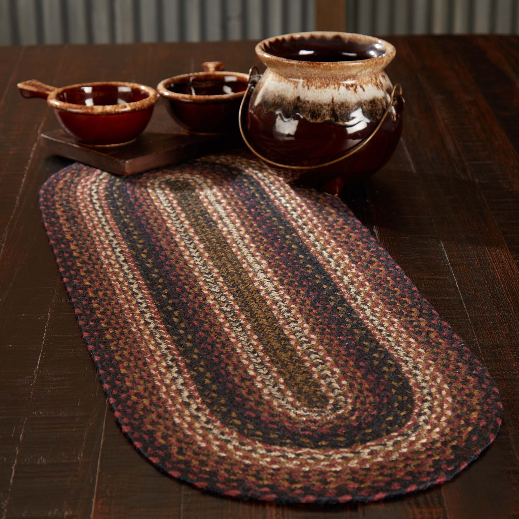 Beckham Jute Oval Runner