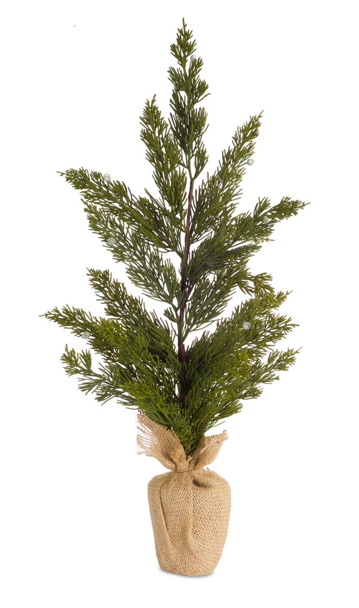 Mini Pine Tree 23"H Burlap/