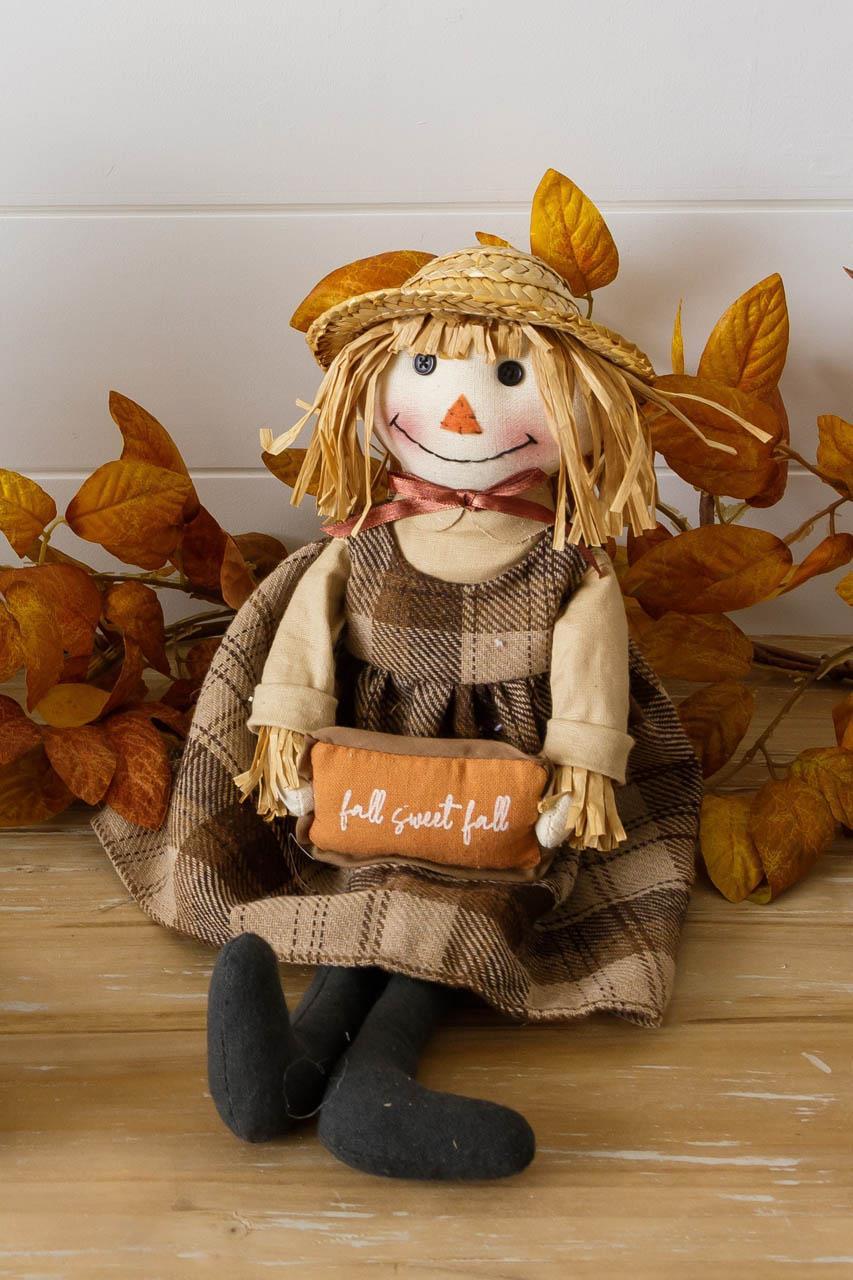 Sitting Scarecrow Girl