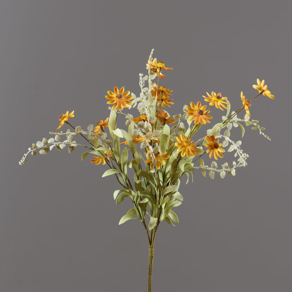 Branch - Gold Daisies, Fall Foliage