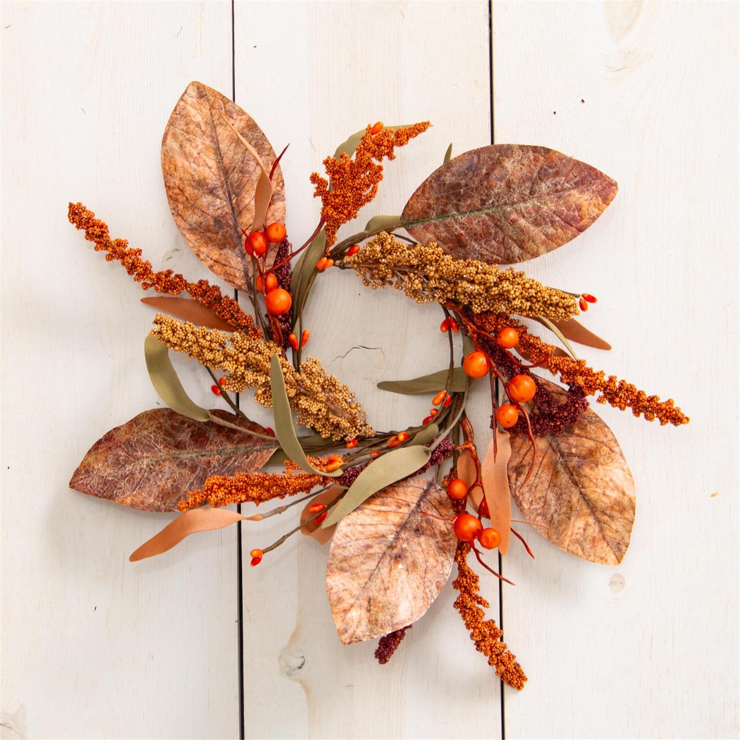 Candle Ring - Pods, Leaves, Fall Foliage (Pk 2)