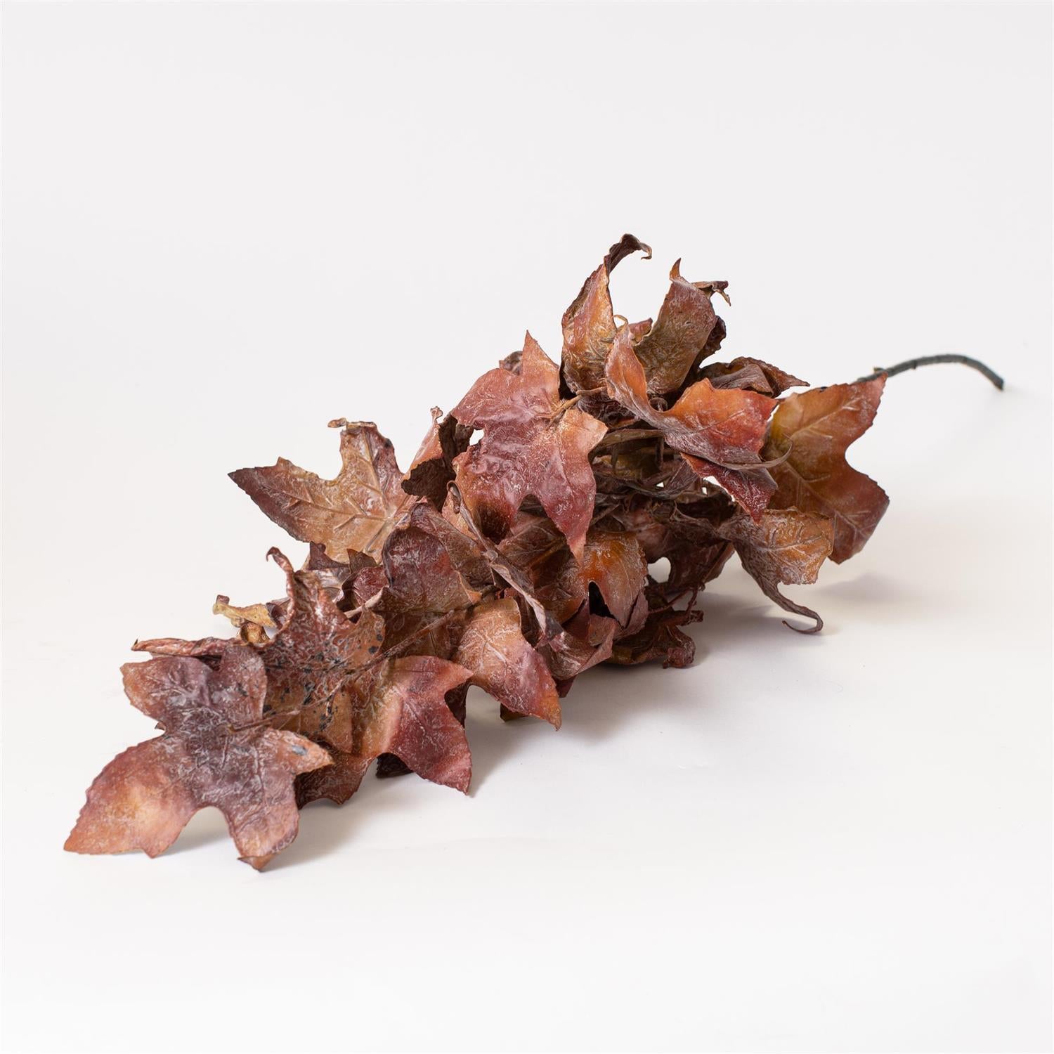 Stem - Dried Look Maple Leaves Rust