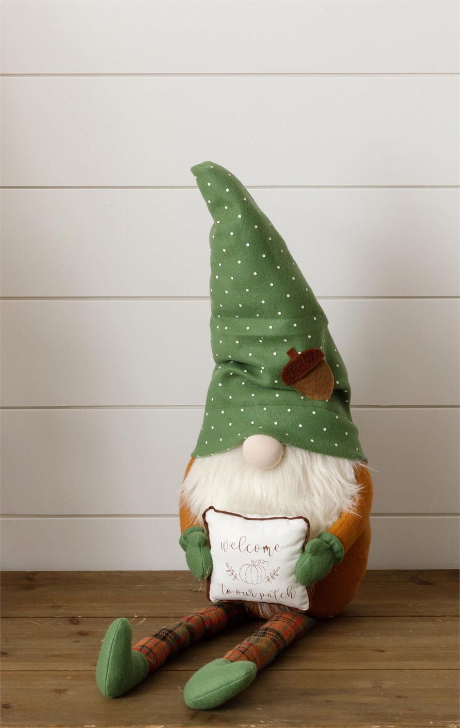 Welcome To Our Patch Gnome Shelf Sitter
