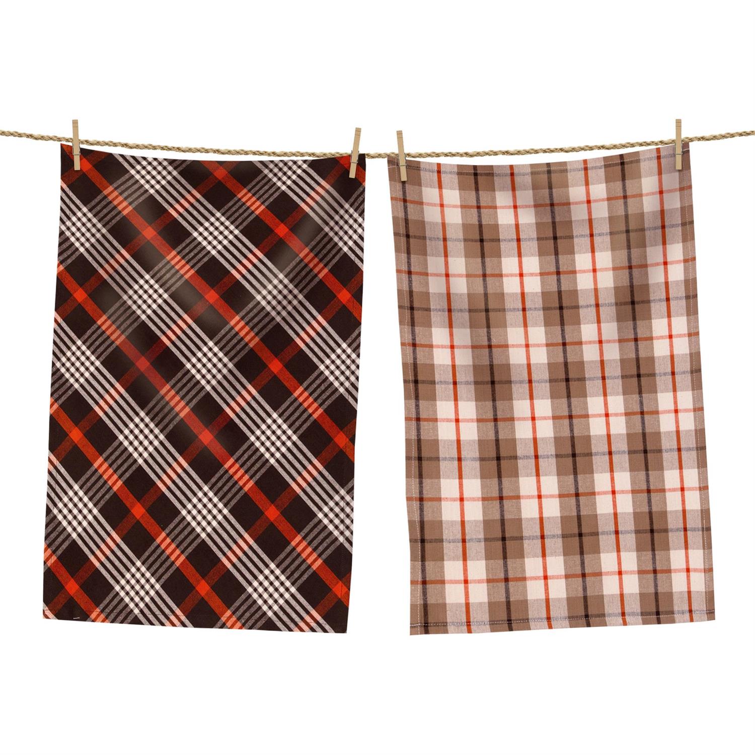 Tea Towels - Fall Plaid