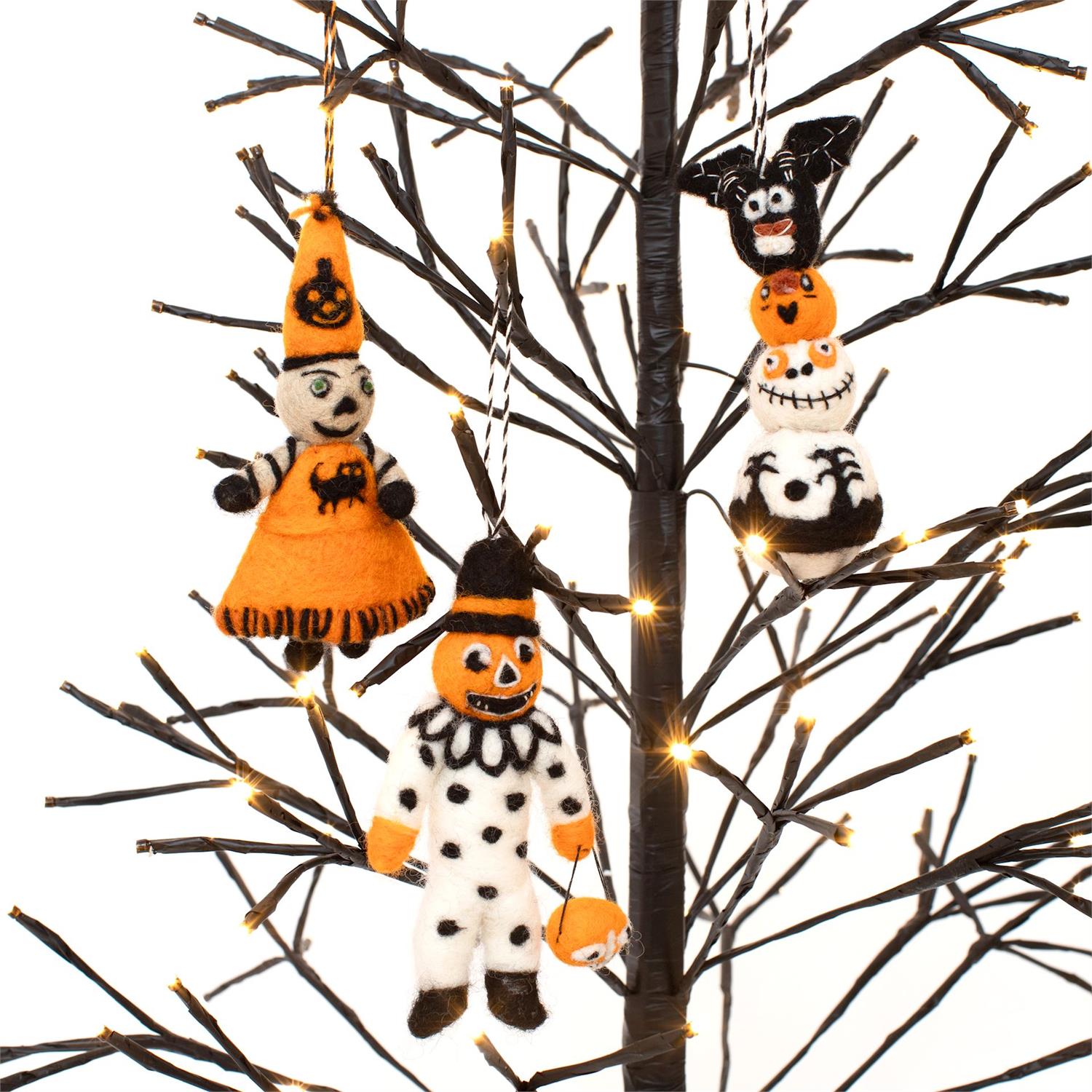 Ornaments - Felted Wool Creepy Cutes (3 Styles)