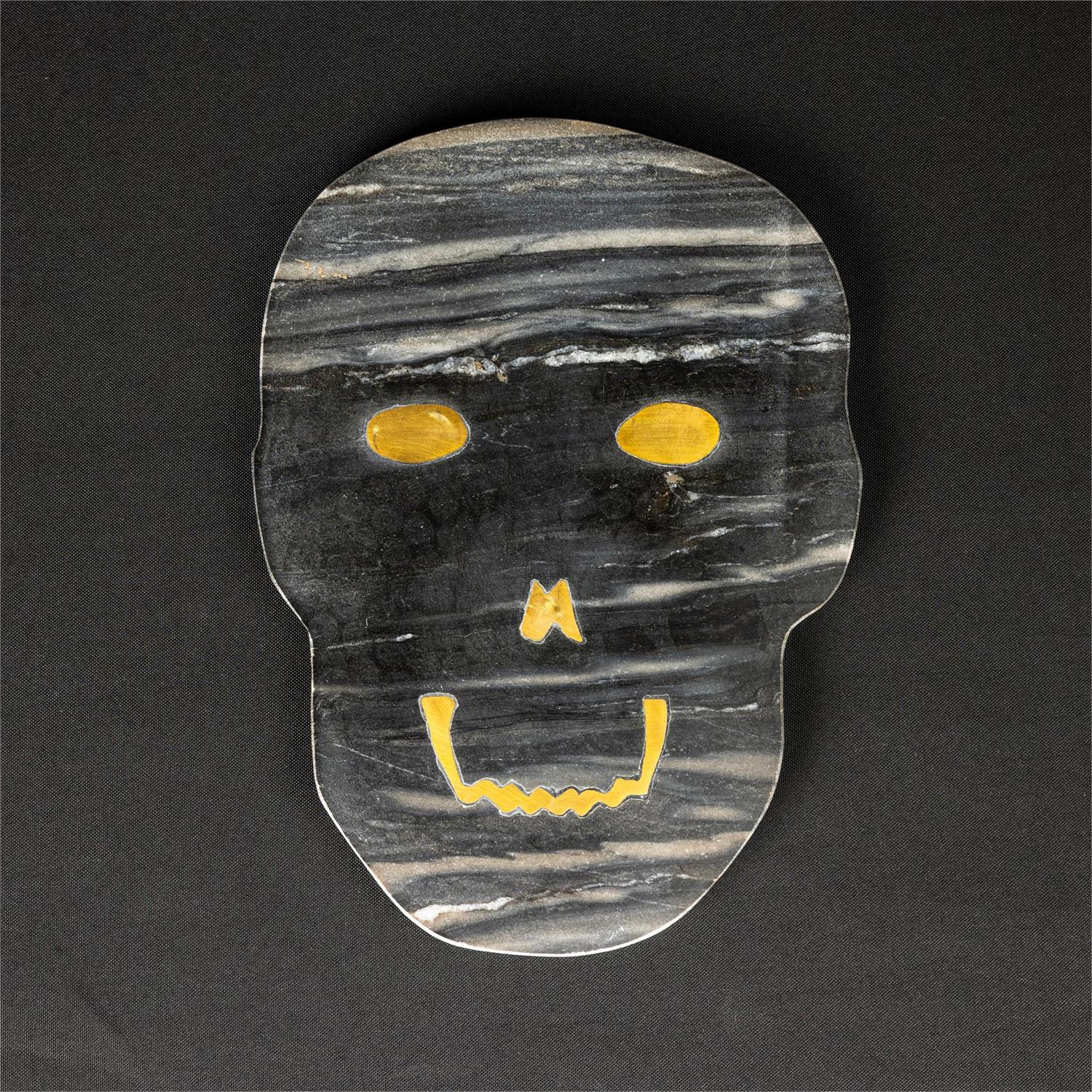 Slice & Serve Marble Skull Board