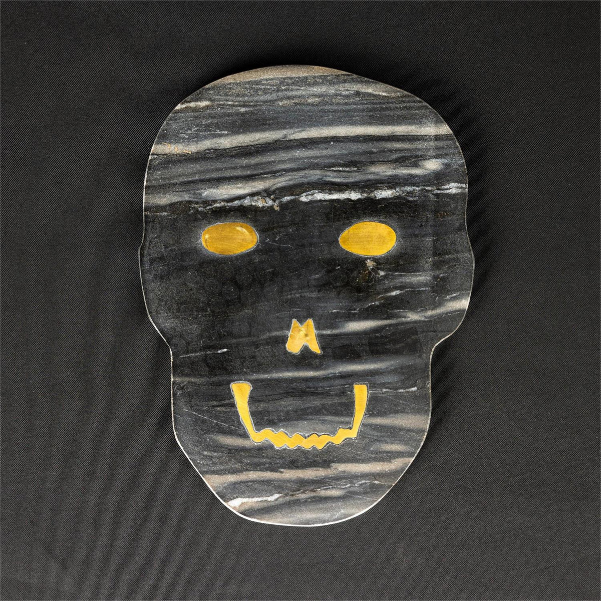 Slice & Serve Marble Skull Board