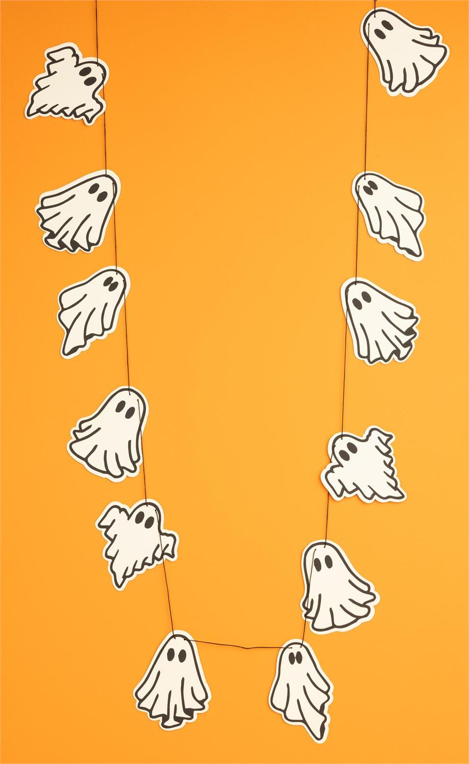Ghostly Glow Paper Garland