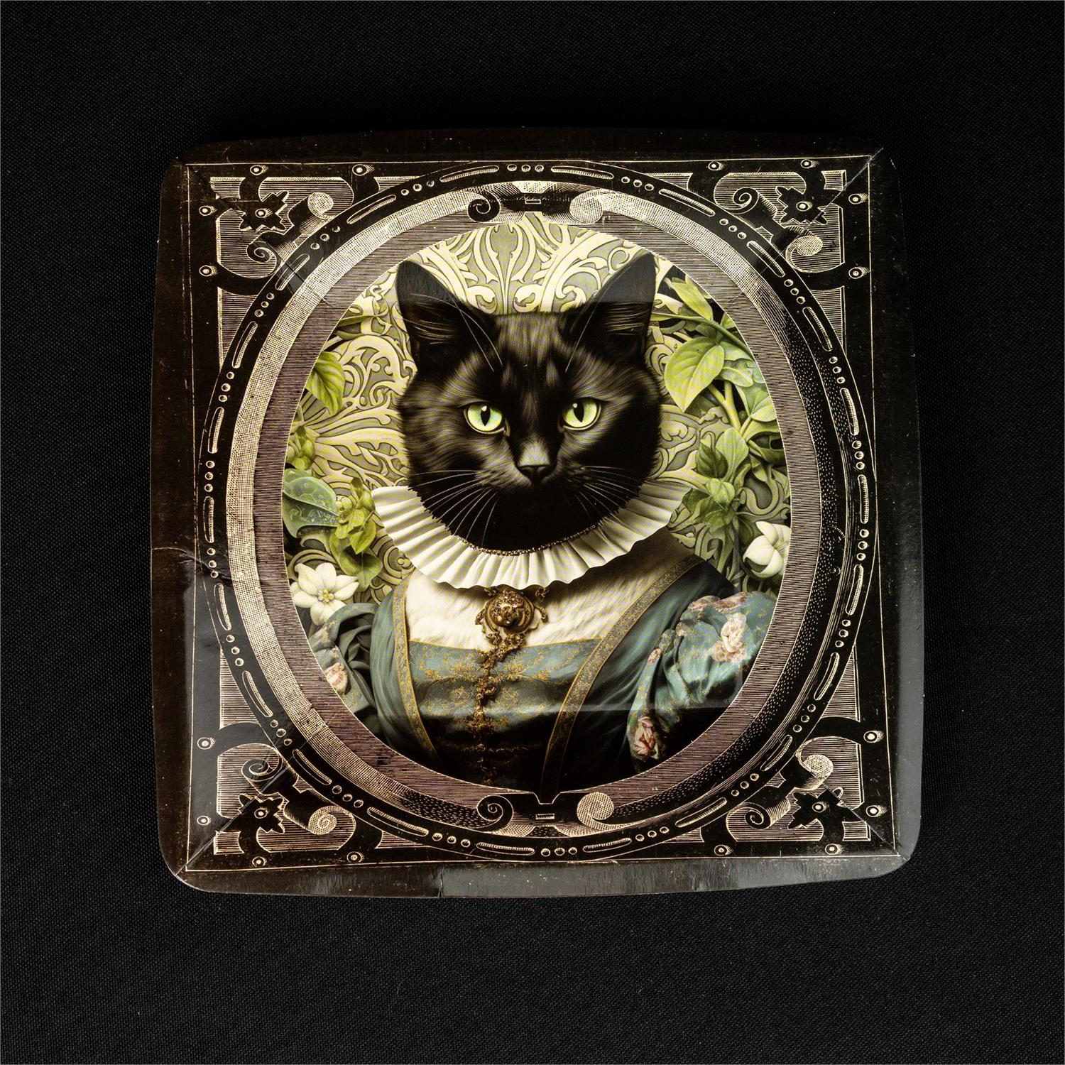 Paper Plates - Shadowed Tales Cat - 8 Ct - 7 In