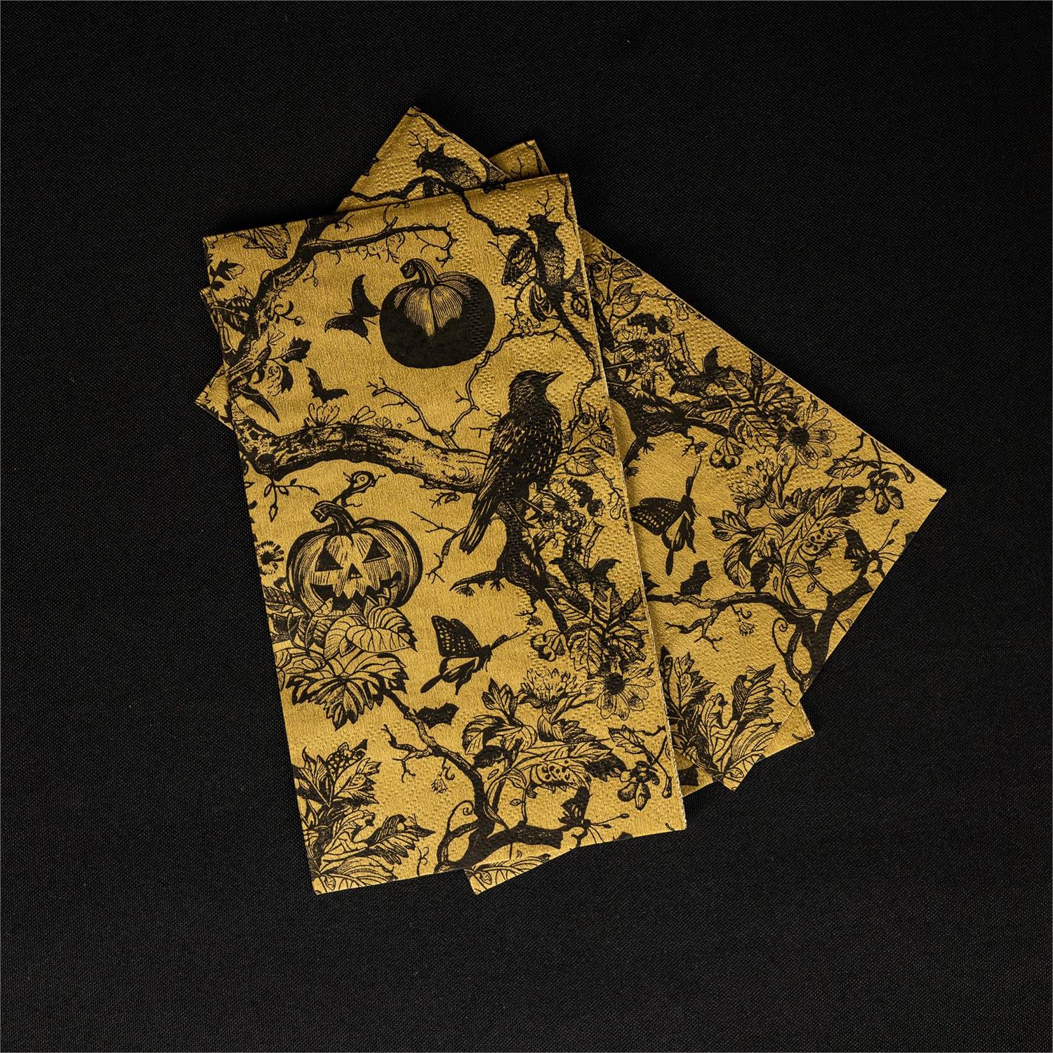 Paper Guest Towels - Haunted Threads - 15 Ct