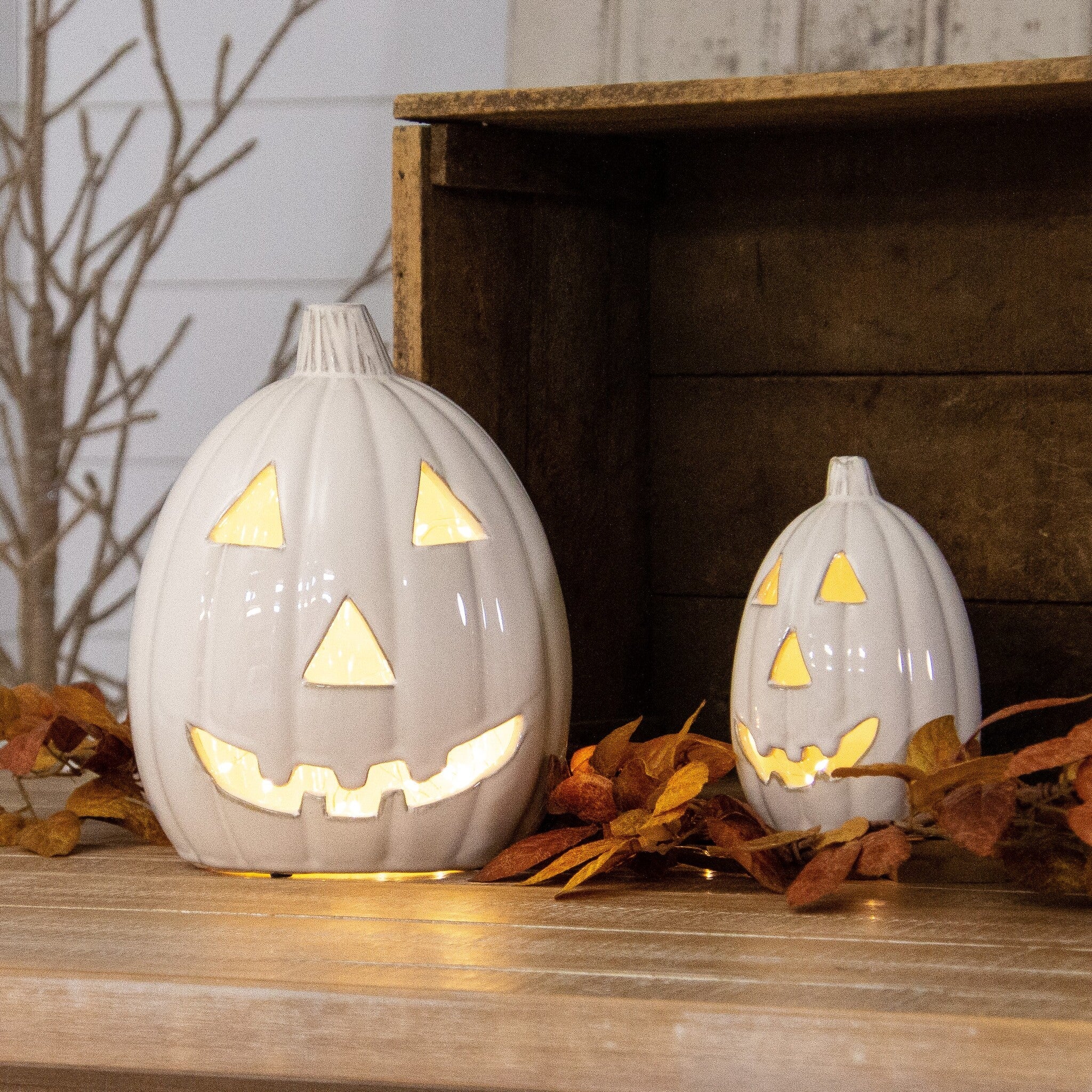 Glazed Jack O Lanterns (S/2)