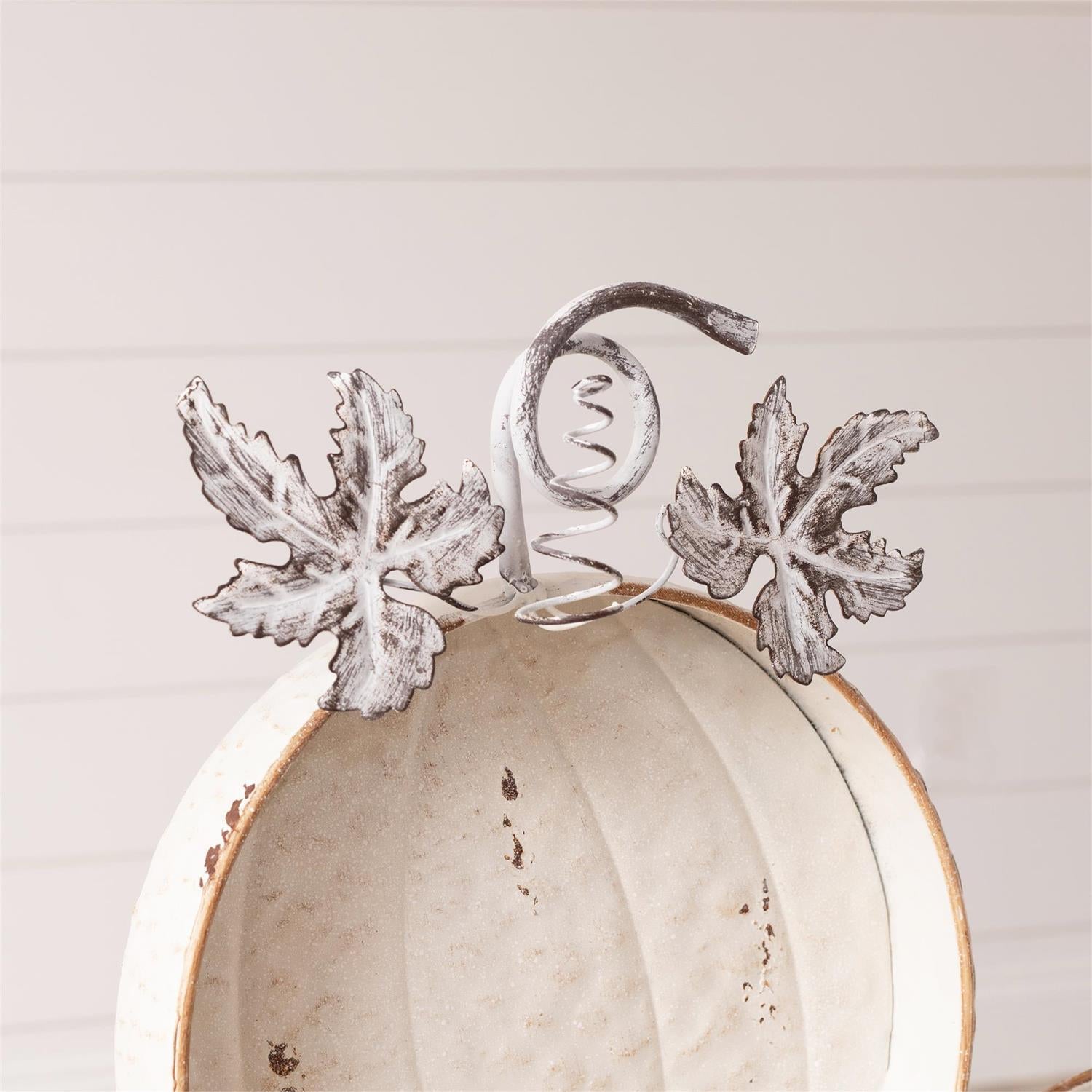 Distressed Pumpkin Shaped Trays (S/2)