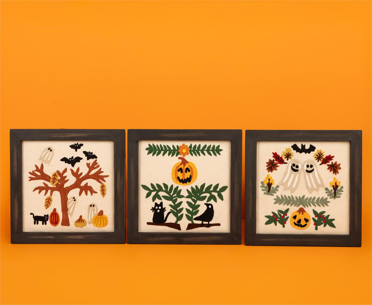Framed Embroidery - Spooktacular