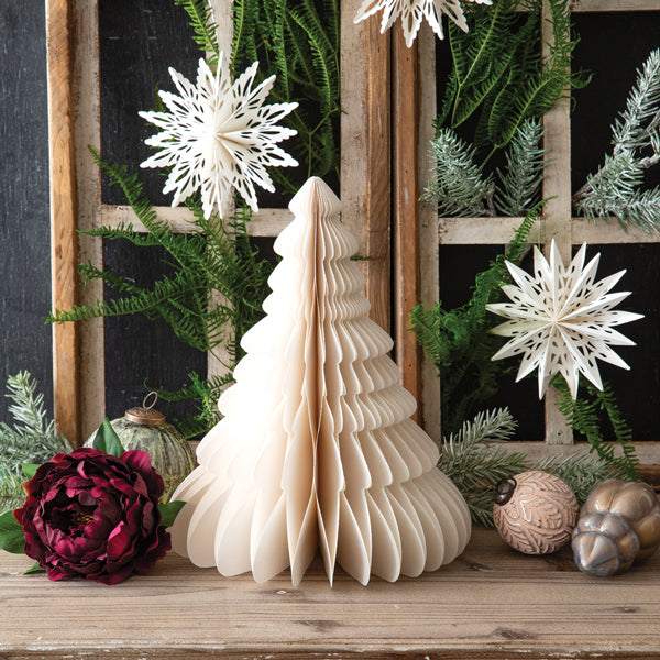 Small Paper Honeycomb Tree - White Spruce
