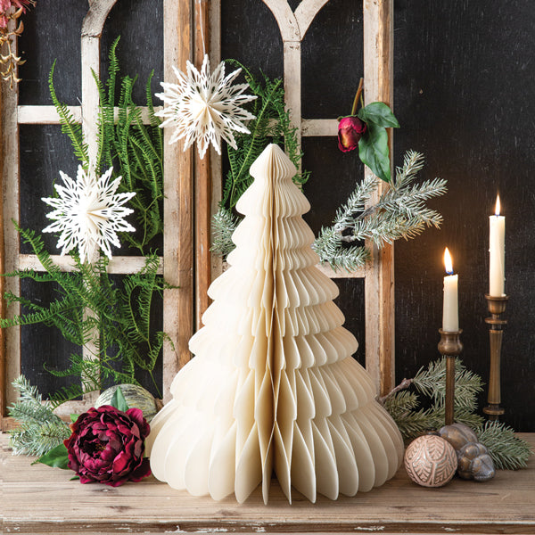 Medium Paper Honeycomb Tree - White Spruce