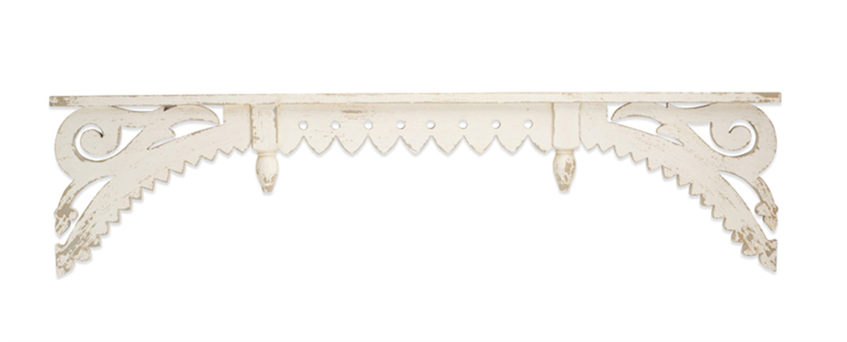 Traditional Wooden Wall Shelf 48.5"L