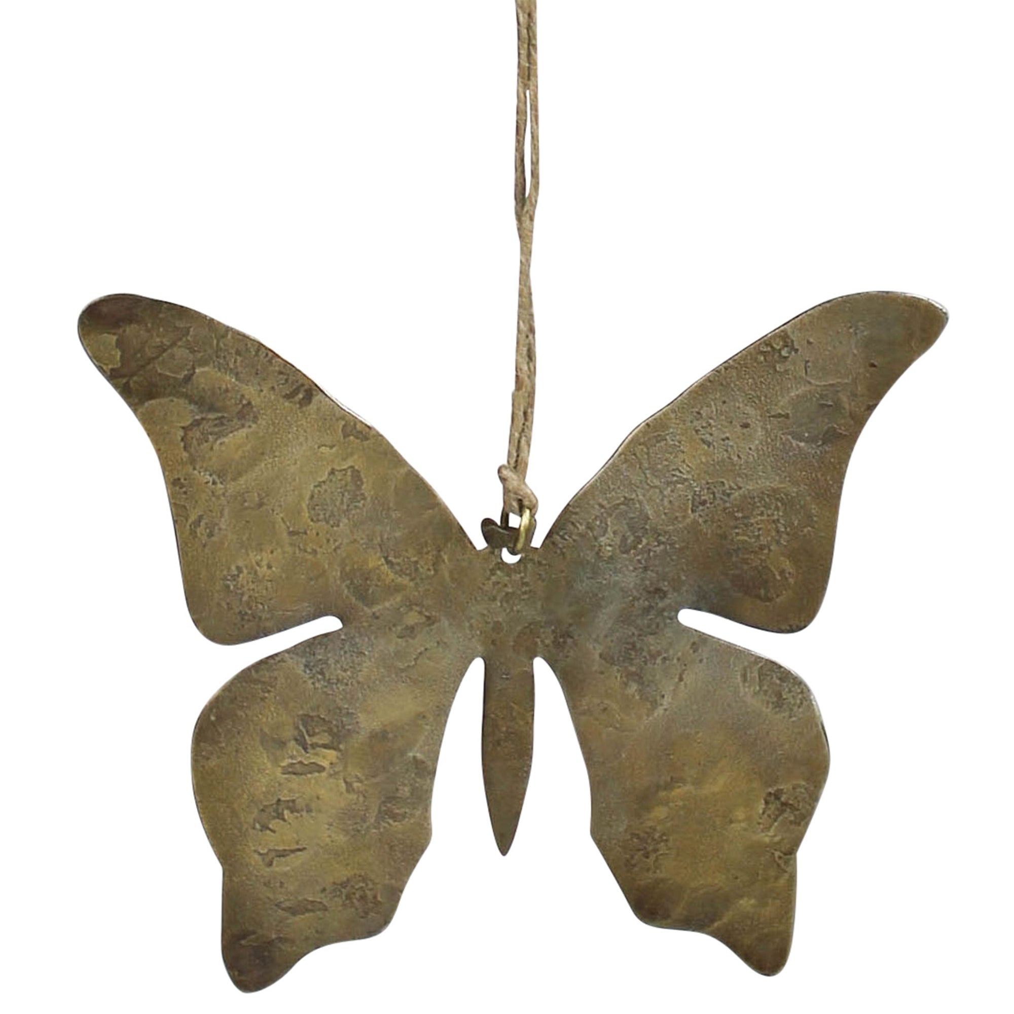 Butterfly Ornament, Antique Gold