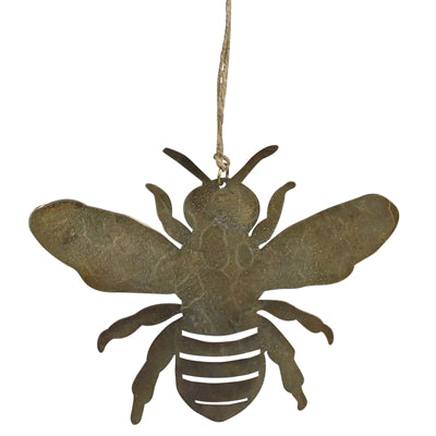 Bee Ornament, Antique Gold