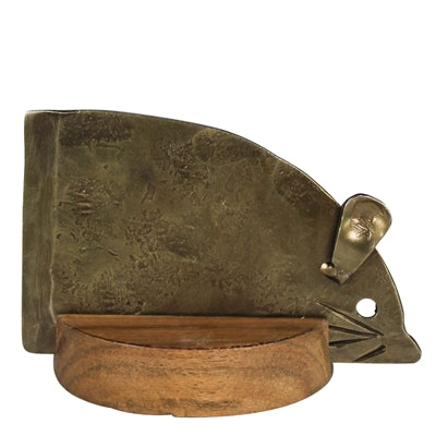 Mouse Cheese Knife, Antique Gold