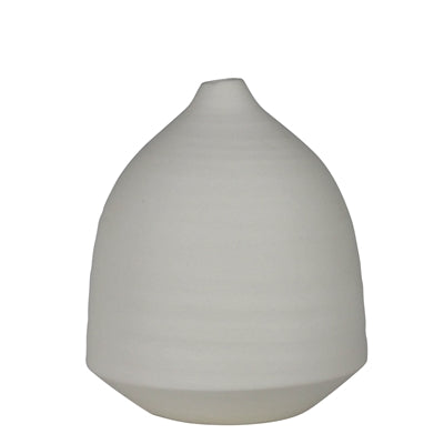Bisque White Vase - Sm