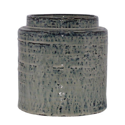 Toku Crock, Ceramic - Indigo