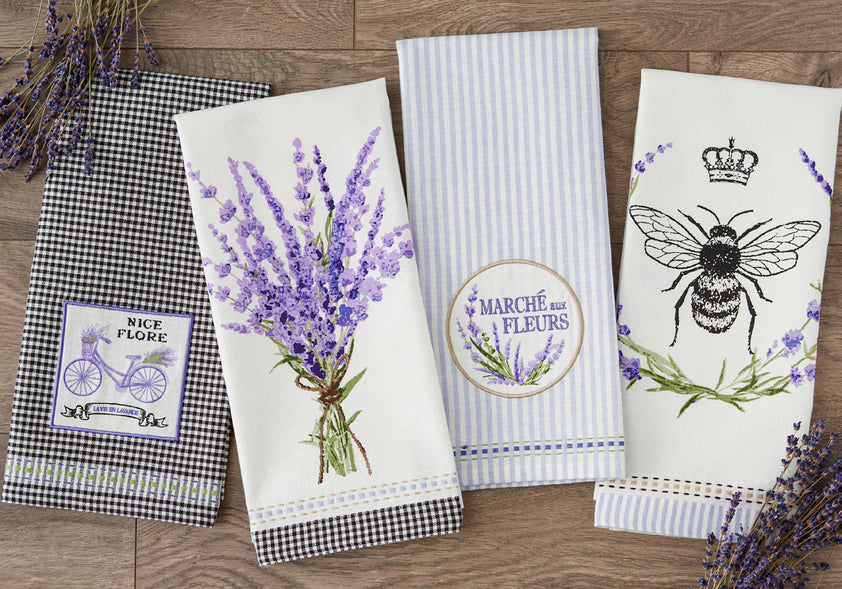 Lavender  Bouquet Towel
