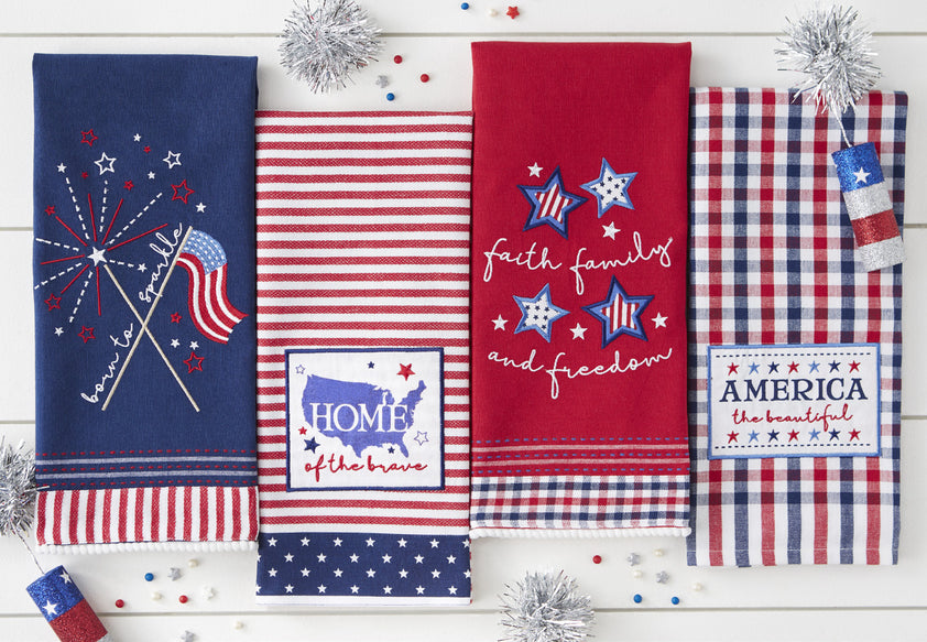 Faith Family Freedom Dishtowel