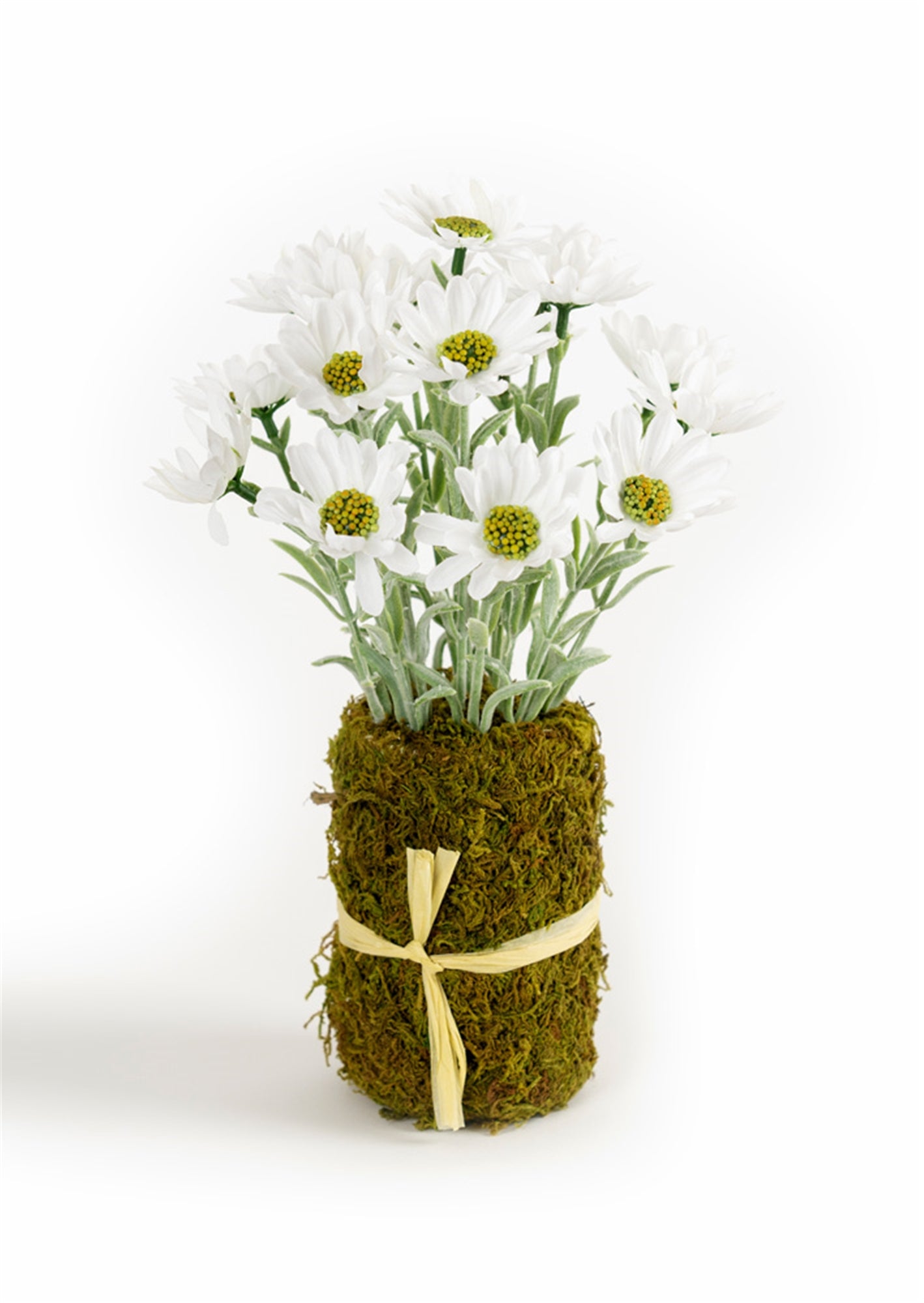 10" WHT FLWER STACK