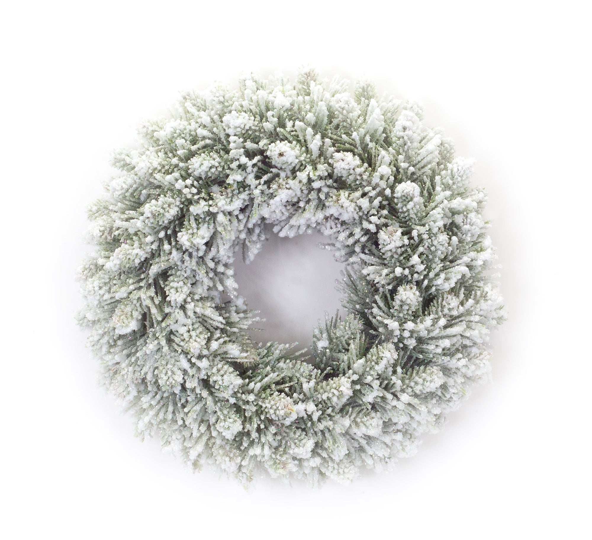 Flocked Candle Ring 11"D  (fits a 3" candle)