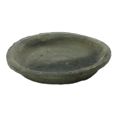 Rustic Terra Cotta Saucer 6.25 in - Moss Grey (5610055729309)