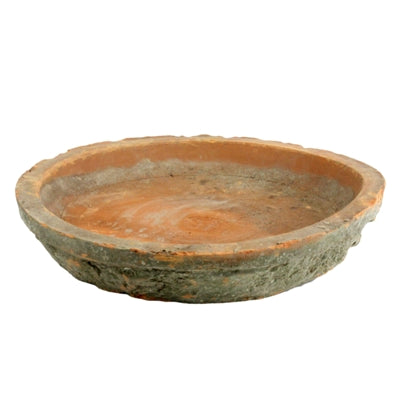 Rustic Terra Cotta Saucer 9 in - Antique Red (5610057269405)