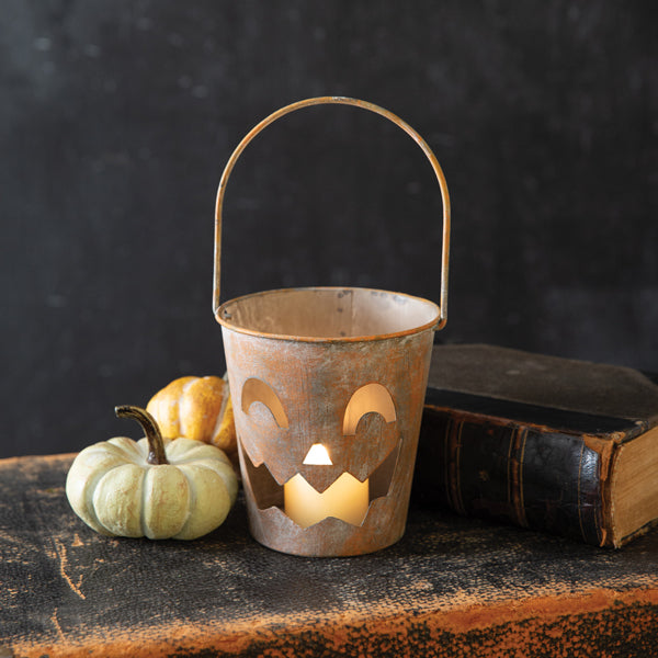 Spooky Pail Jack-O-Lantern
