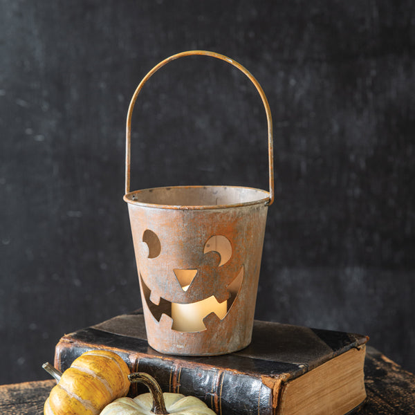 Happy Pail Jack-O-Lantern