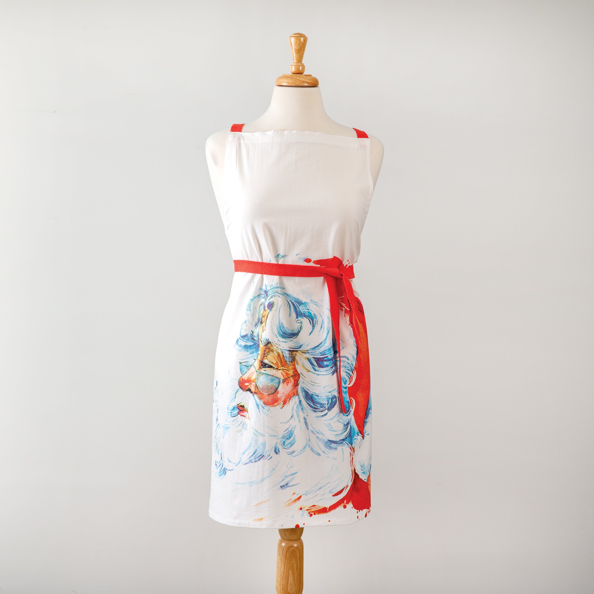 Watercolor Santa Apron