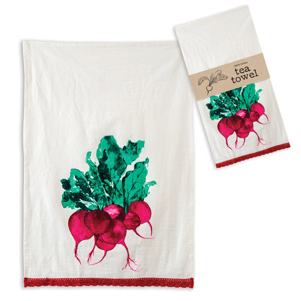 Radishes Tea Towel - Min of 4