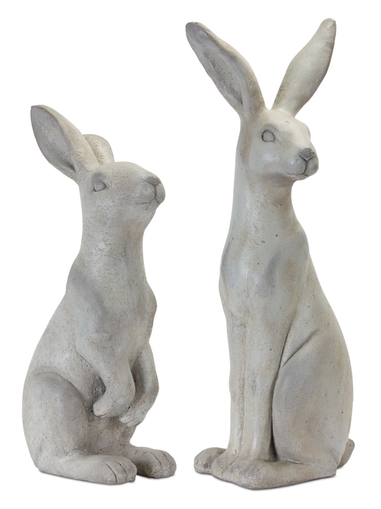 Rabbit (2 Asst) 19.5"H, 24"H Stone Powder