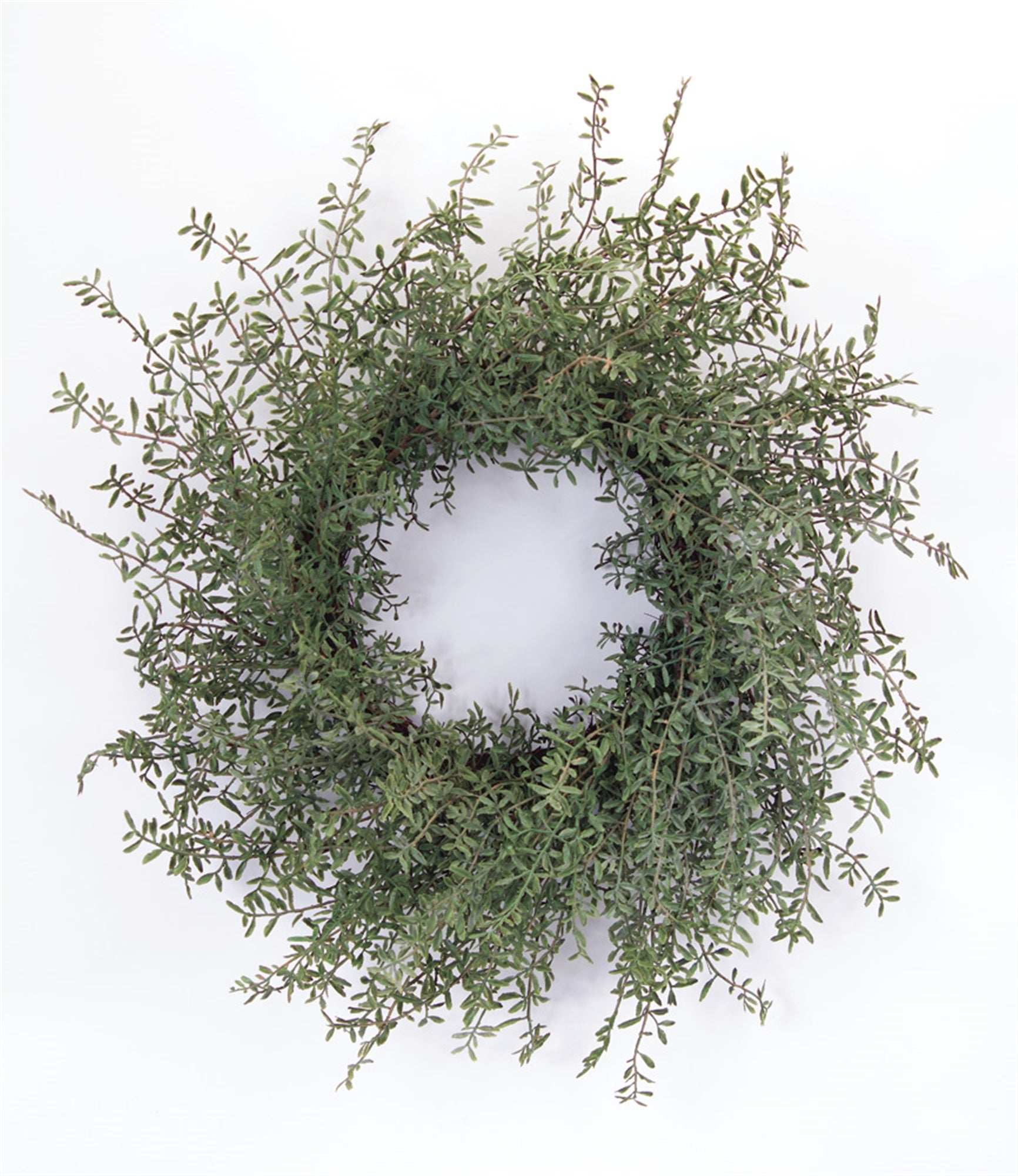 Spring Foliage Wreath 24"D /Rattan