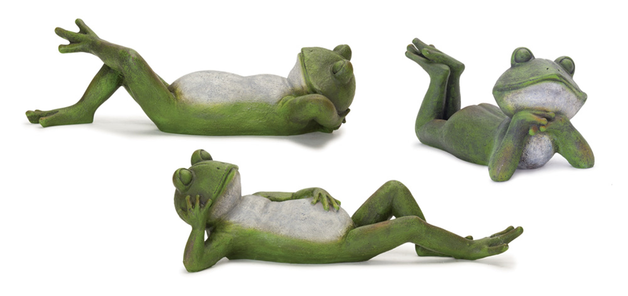 Frog (3 Asst) 14.75"W x 4.25"H Resin