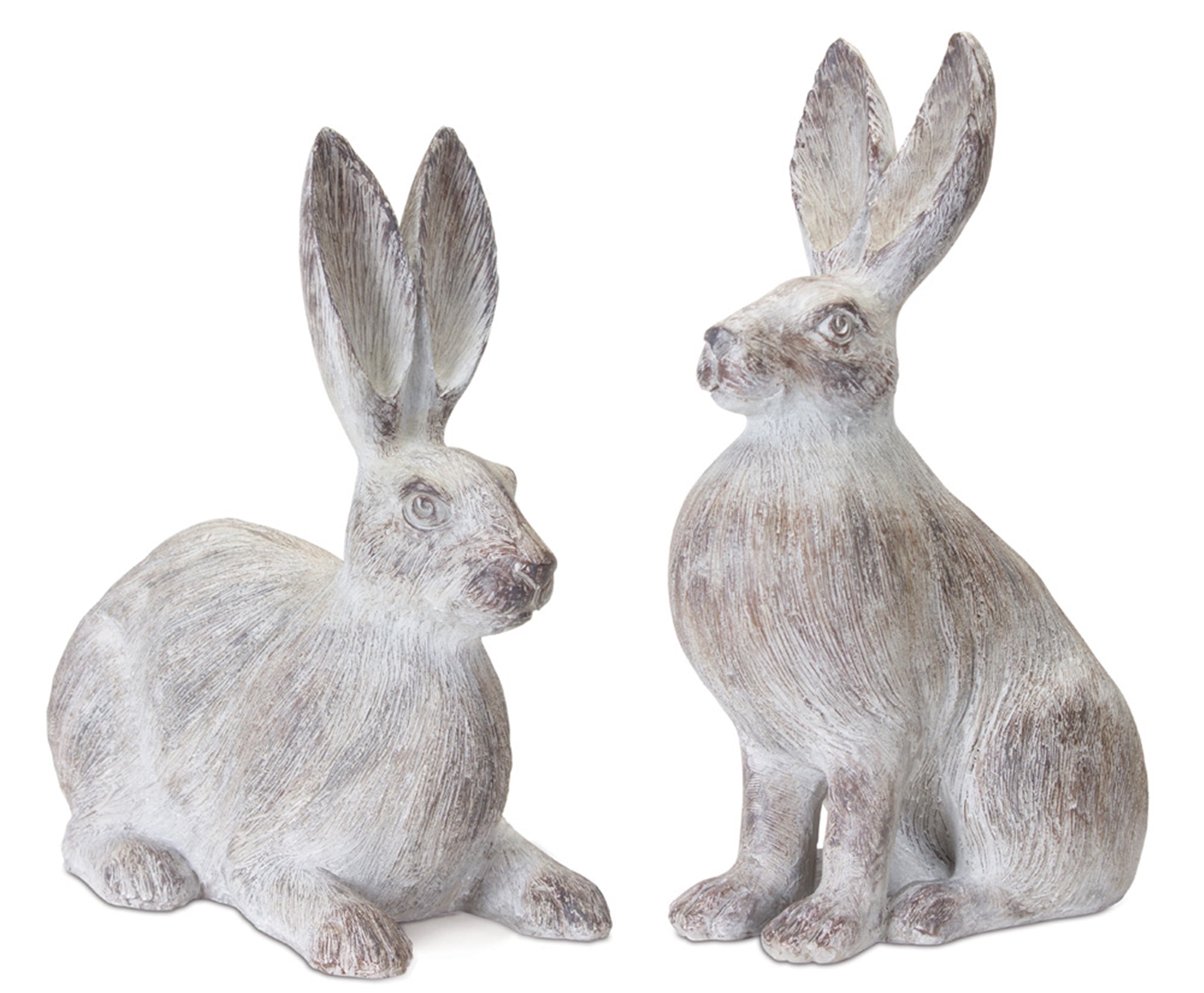 Rabbit (2 Asst) 15"H, 17"H Resin