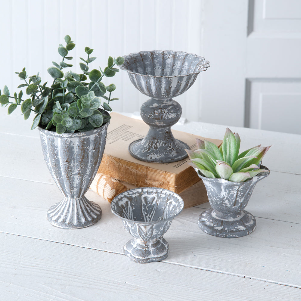 Metal Daisy Cup (S/4)