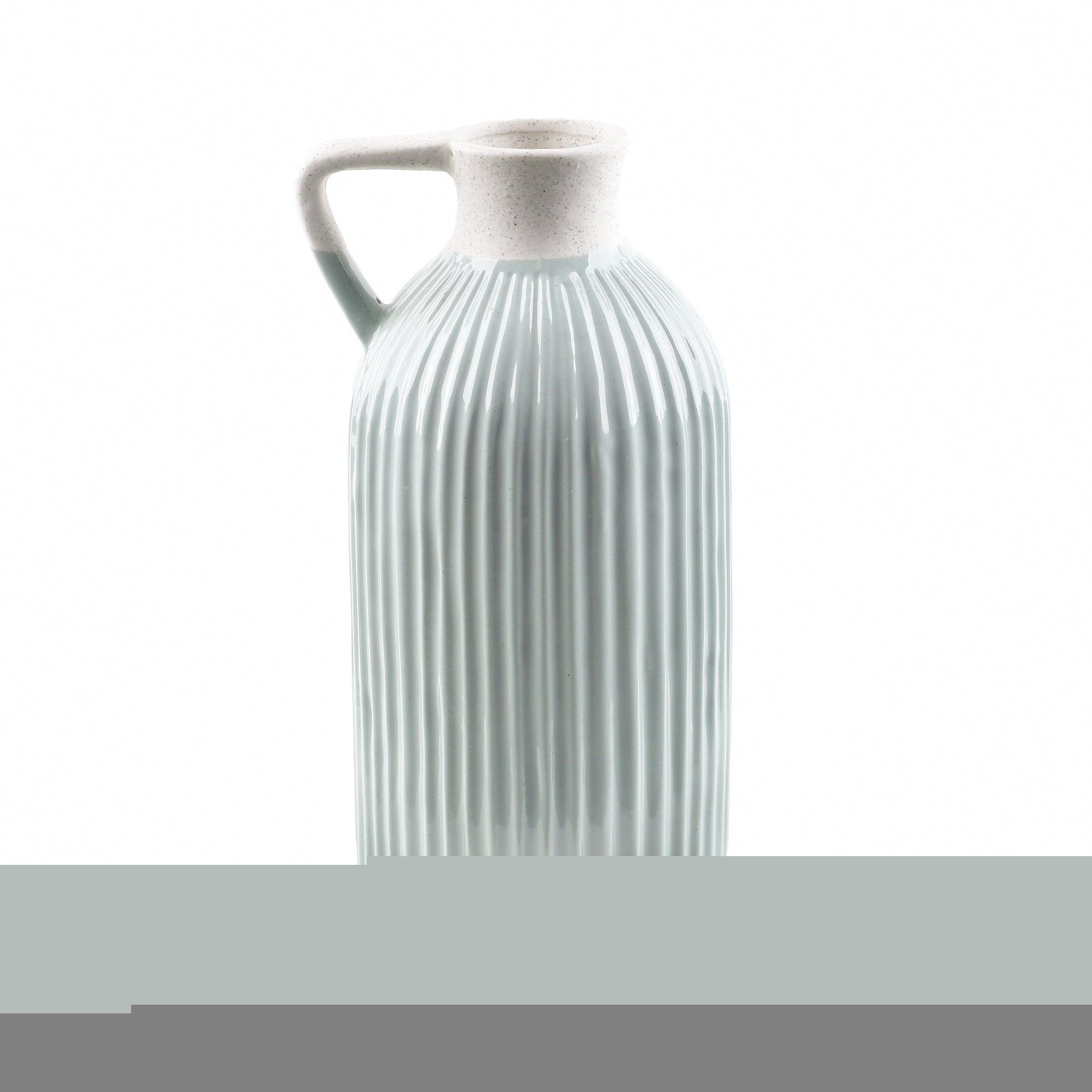 Vase 4.25"D x 8"H Ceramic