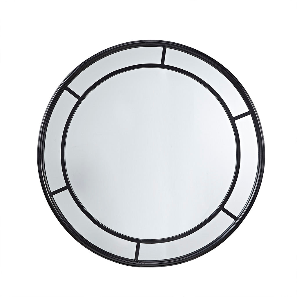 Katonah Natural Rattan Round Wall Mirror