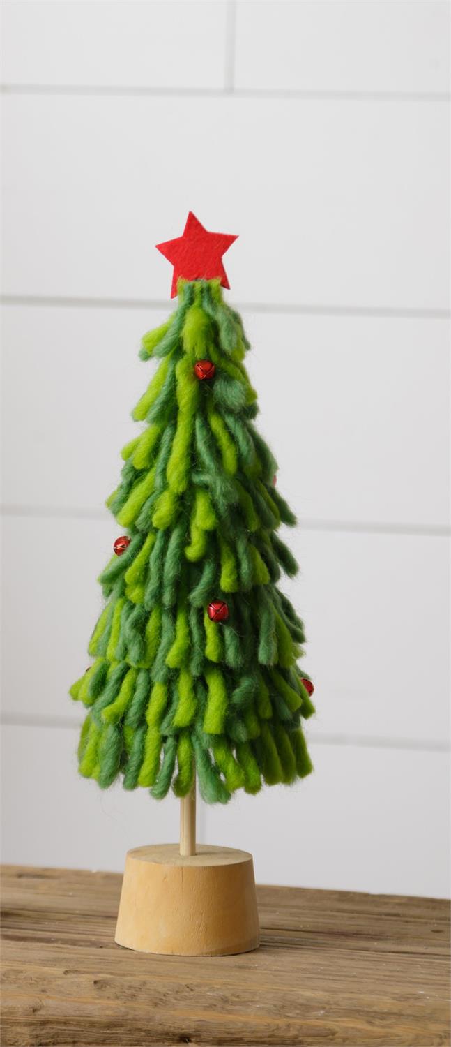 Wool Tree - Green, Small