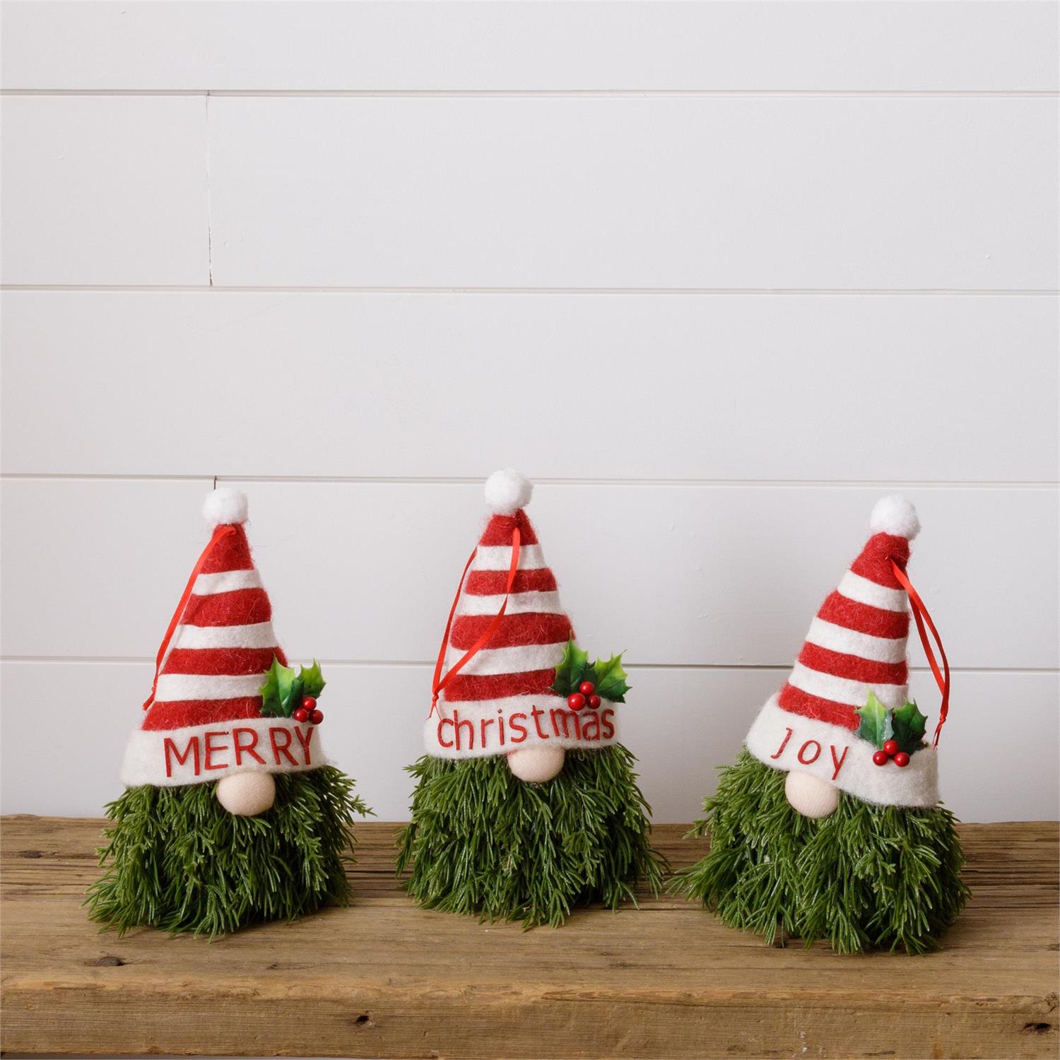Ornaments - Gnomes With Cedar Beards